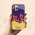 Personalized Cool Flame Effect iPhone Case